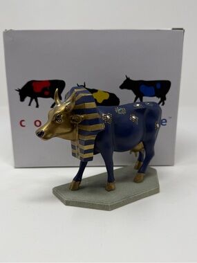 NWT Cow Parade Retired Tutancowmon Cow Figurine #9126